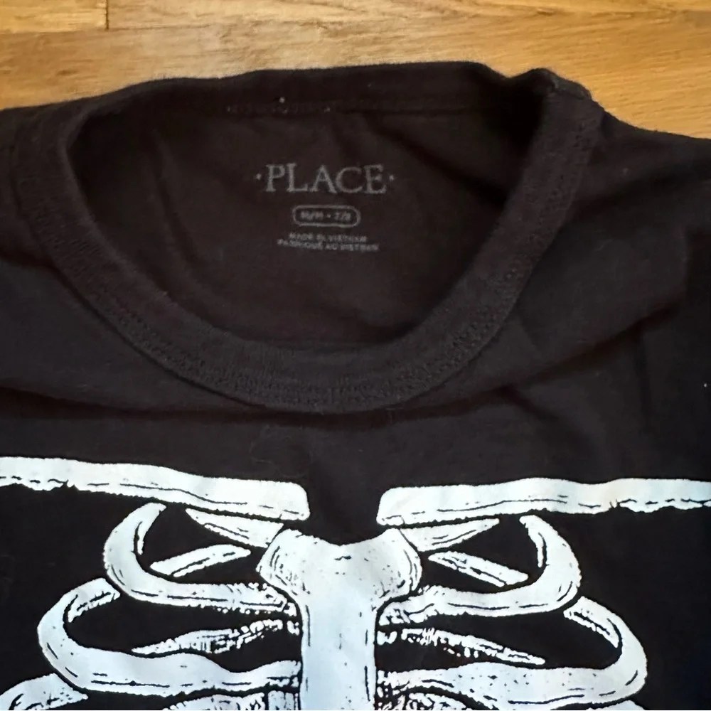 The Children’s Place | skeleton long sleeve t-shirt-Size 7/8 boys